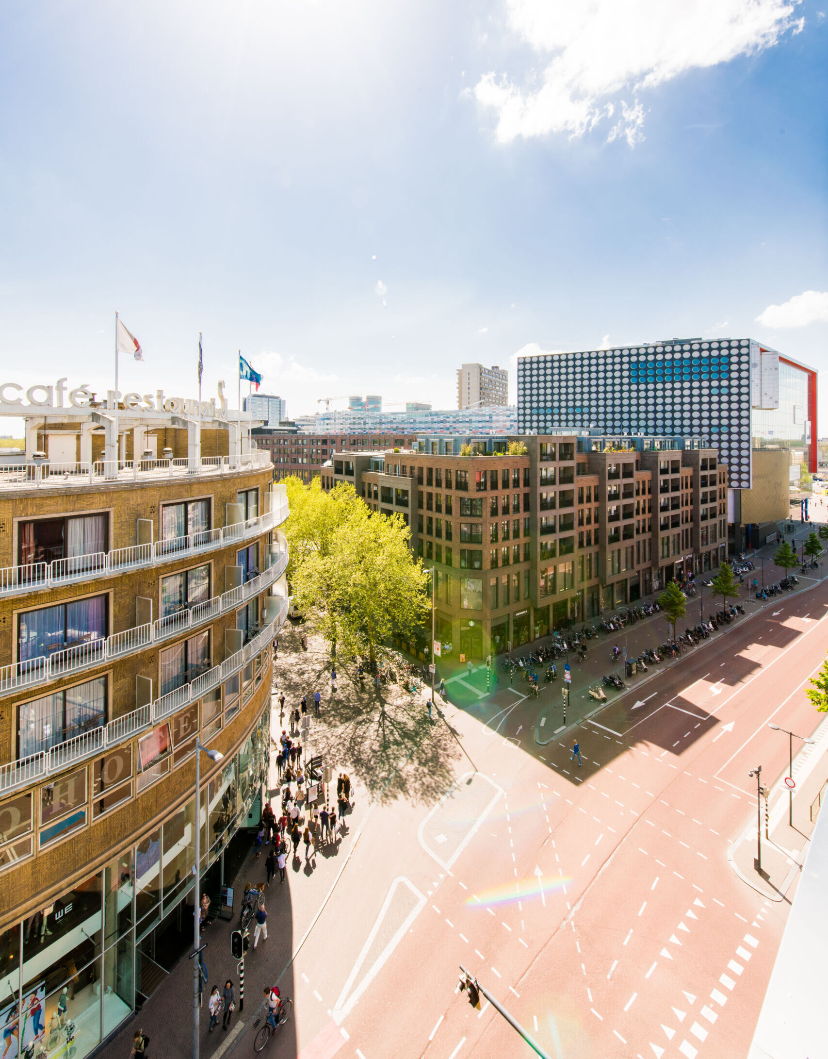 foto vanaf La Vie naar vredenburg